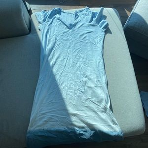 Blue Maxi t-shirt dress